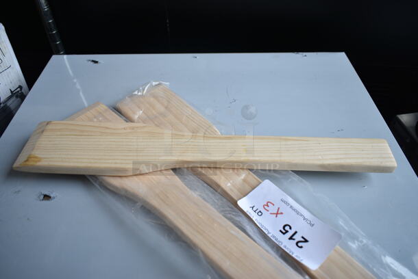 3 BRAND NEW SCRATCH AND DENT! Choice 407WMP18 18" Wood Paddle. 3 Times Your Bid!  - Image 4 of 6