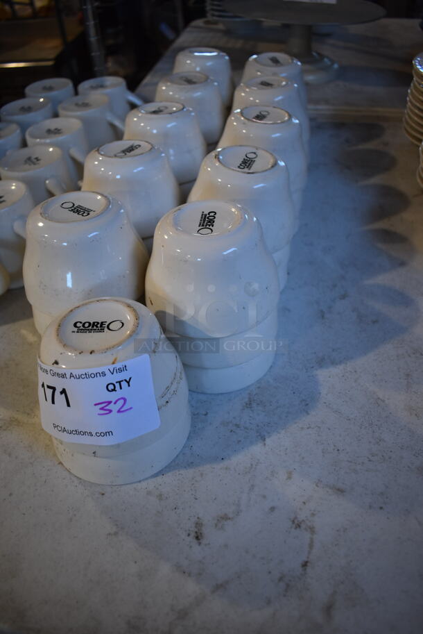 32 White Ceramic Bowls. 4x4x3. 32 Times Your Bid! - Image 4 of 6