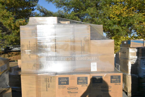 21 BRAND NEW! Boxes Including Dart TR16 16 oz Clear Cups, 94320 Bowls. 21 Times Your Bid!  - Image 4 of 9