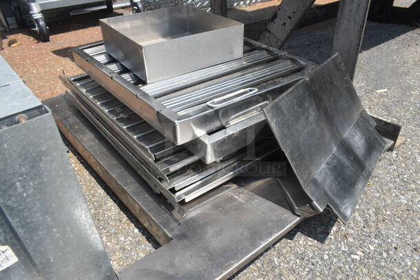 ALL ONE MONEY! Lot of Various Metal Items Including Grease Hood Filters - Image 2 of 3