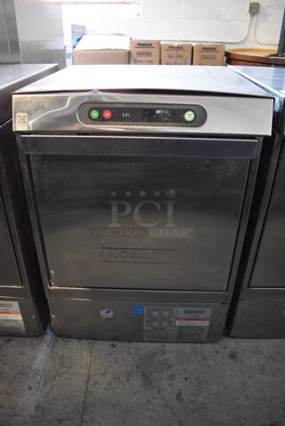 Hobart LXIH Stainless Steel Commercial Undercounter Hi Temp High Temperature Dishwasher. 120/208-240 Volts, 1 Phase. 24x26x34