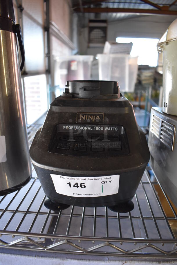 Ninja BL770-30 Metal Countertop Blender Base. 120 Volts, 1 Phase. 8x9x9. Tested and Powers On But Parts Do Not Move