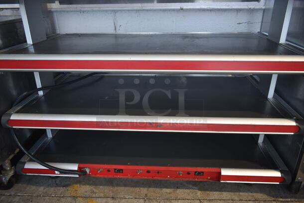 Hatco GR2SDH-48T Metal Commercial 3 Tier Warming Display Merchandiser. 120/208-230 Volts, 1 Phase.  - Image 5 of 9