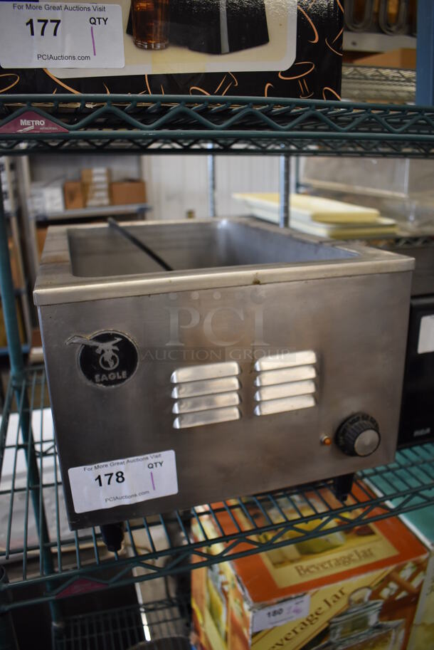 Eagle 1220FW Stainless Steel Commercial Countertop Food Warmer. 120 Volts, 1 Phase. 15x24x12. Tested and Working! - Image 3 of 6