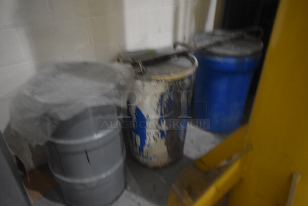 ALL ONE MONEY! Lot of Various Barrels, Buckets and Metal Folding Chairs. BUYER MUST REMOVE. - Image 4 of 8