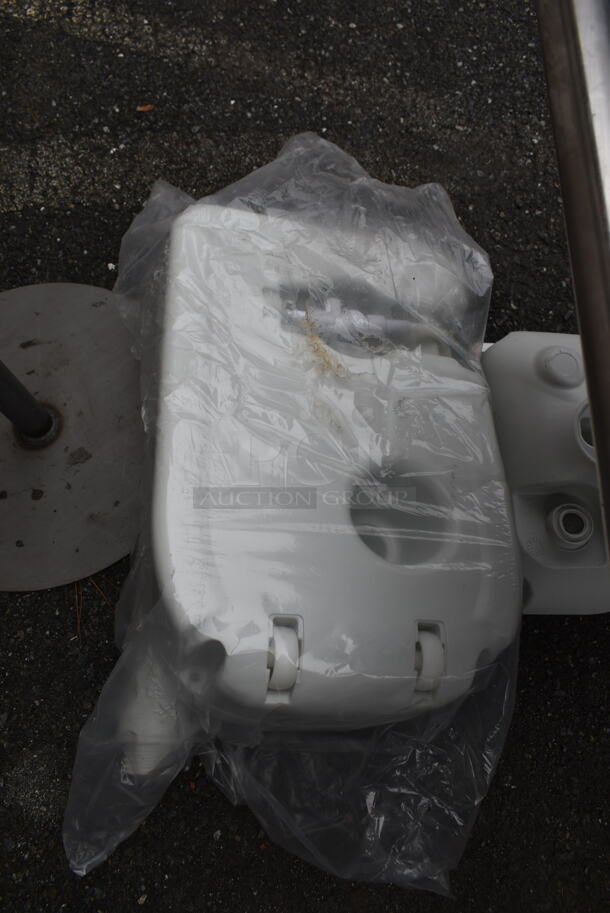 ALL ONE MONEY! Lot of Various Items Including Metal Stand and Poly Pieces - Image 6 of 6