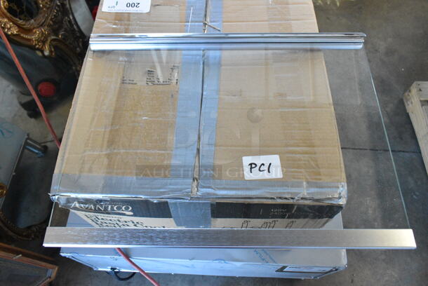 BRAND NEW SCRATCH AND DENT! ServIt 423PDW12D2S Stainless Steel Commercial Countertop 12" Self-Service Countertop Display Warmer with 4 Shelves. See Pictures for Broken / Missing Glass Panes. Tested and Working! - Image 7 of 8