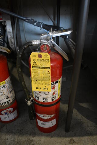 Amerex Fire Extinguisher. 6x6x21