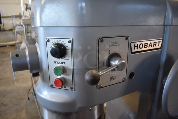 REFURBISHED! Hobart P 660 Metal Commercial Floor Style 60 Quart Planetary Dough Mixer w/ Stainless Steel Mixing Bowl and Dough Hook Attachment. 240 Volts, 1 Phase. Unit Has Been Professionally Refurbished! 28x40x56 - Image 8 of 10