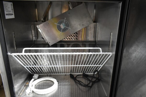 2019 Kitma FCU-28F Stainless Steel Commercial Single Door Undercounter Freezer on Commercial Casters. 115 Volts, 1 Phase. Tested and Working! - Image 3 of 4