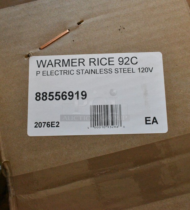 BRAND NEW SCRATCH AND DENT! Town 56919 92 Cup Commercial Rice Warmer with Stainless Steel Finish. 120 Volts, 1 Phase. Tested and Working! - Image 3 of 3