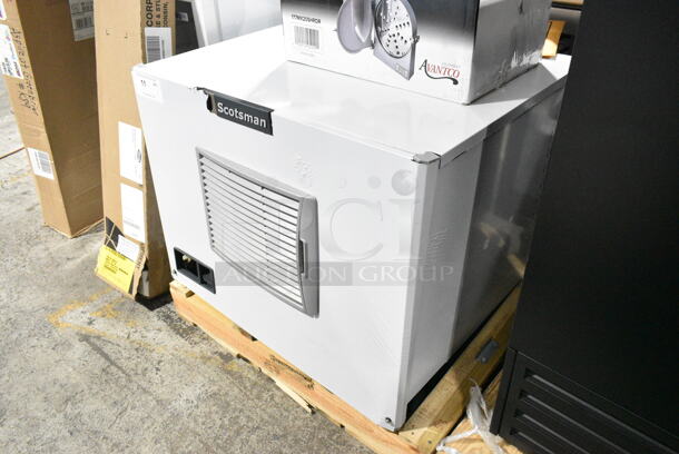 BRAND NEW SCRATCH AND DENT! 2023 Scotsman MC0530MA-1A Prodigy Elite Series Stainless Steel Commercial Medium Cube Ice Machine - 525 lb. 115 Volts, 1 Phase.  - Image 3 of 5
