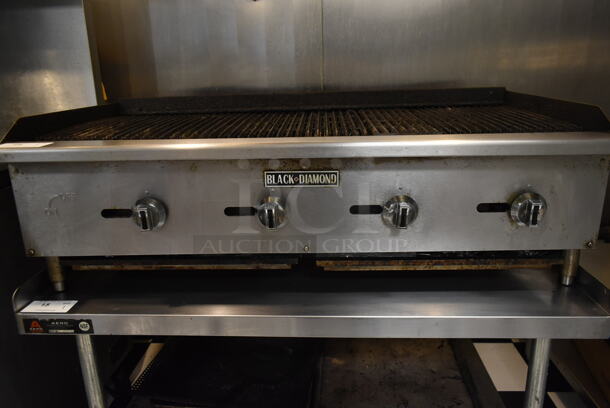Black Diamond ECTC-48/NG Stainless Steel Commercial Countertop Natural Gas Powered Charbroiler Grill. 120,000 BTU. BUYER MUST REMOVE. Tested and Working! (kitchen) - Image 4 of 6