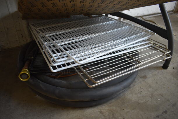 ALL ONE MONEY! Lot of Various NEW Poly Coated Racks, Metal Convection Oven Racks and Hose - Image 3 of 5