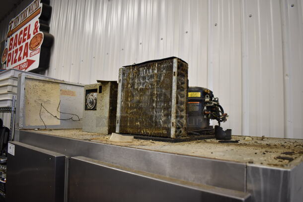 Continental 2F Stainless Steel Commercial 2 Door Reach In Freezer w/ Poly Coated Racks on Commercial Casters. 115 Volts, 1 Phase. 52x34x82. Tested and Powers On But Does Not Get Cold - Image 2 of 6