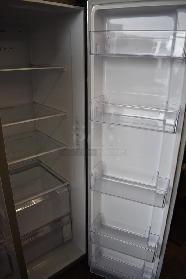 BRAND NEW SCRATCH AND DENT! Samsung Stainless Steel Reach In Cooler Freezer w/ Water Dispenser. 115 Volts, 1 Phase. 36x33x70. Tested and Working! - Image 4 of 7