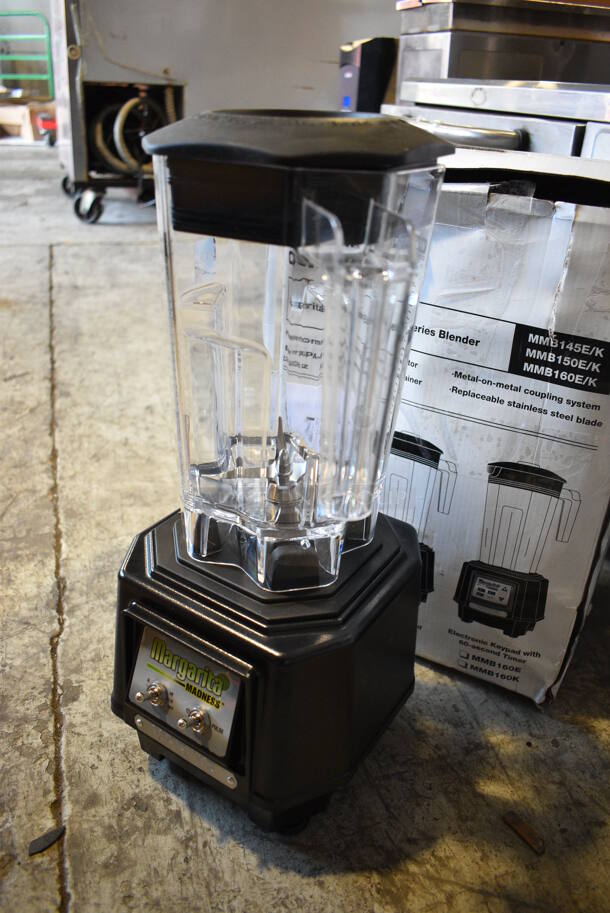 BRAND NEW SCRATCH AND DENT! Waring Model MMB145 Metal Commercial Countertop Blender w/ Pitcher. 230 Volts, 1 Phase. 7x7x18. Tested and Working! - Image 2 of 5