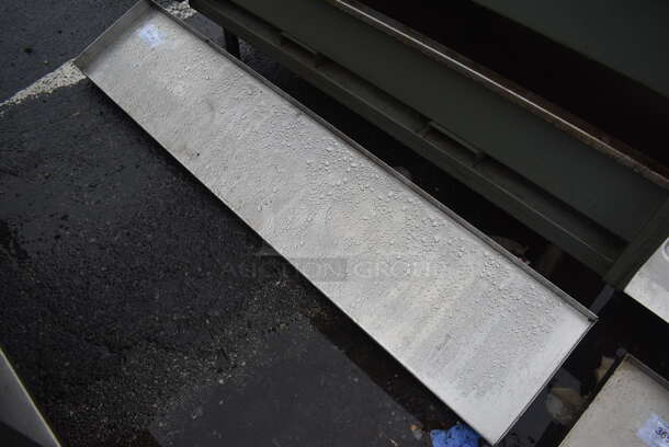 Metal Wall Mount Shelf w/ Brackets. 60x12x8 - Image 3 of 3