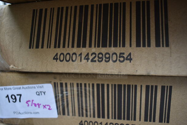 2 BRAND NEW SCRATCH AND DENT! Lancaster Table & Seating 427COSM3636B Harbor Black 36" Square Outdoor Standard Height Table with Ornate Legs. 2 Times Your Bid! - Image 3 of 4