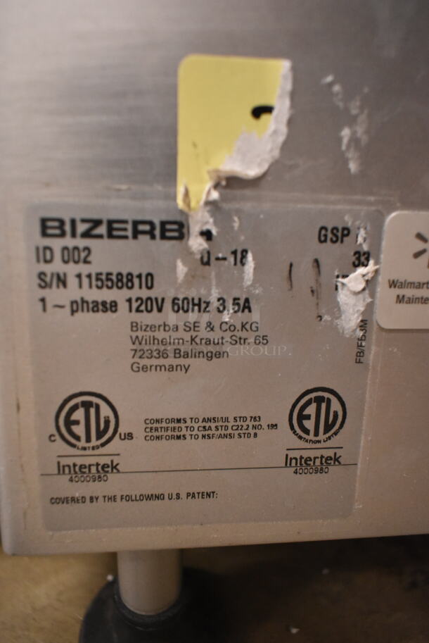 2018 Bizerba GSP H Metal Commercial Countertop Meat Slicer. 120 Volts, 1 Phase. Cannot Test Due To Missing Power Cord - Image 6 of 6