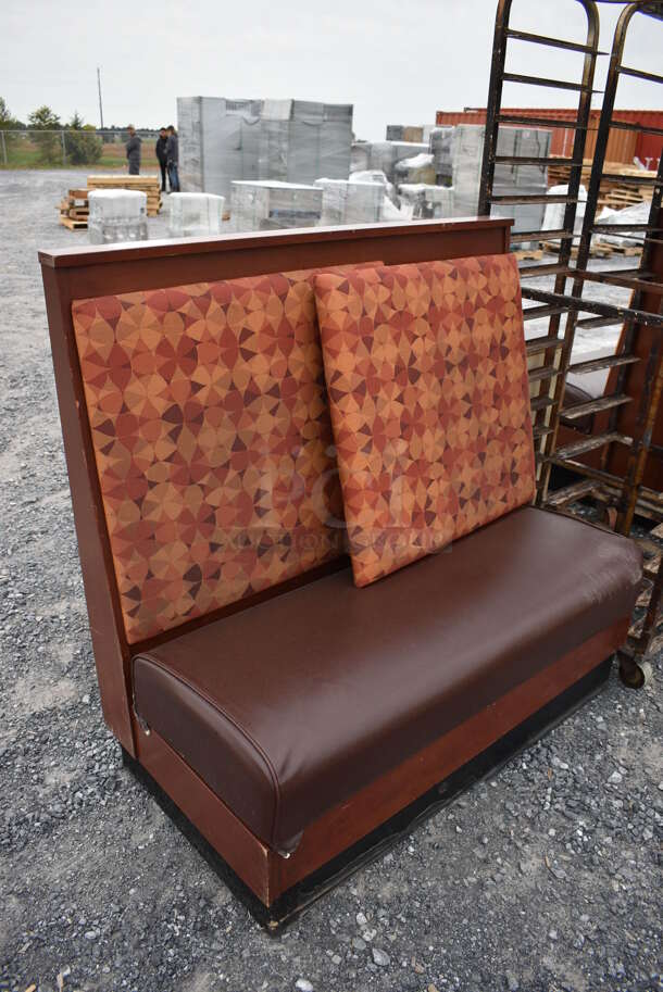 2 Various Booth Seats; Single and Double. Includes 45x27x47. 2 Times Your Bid!