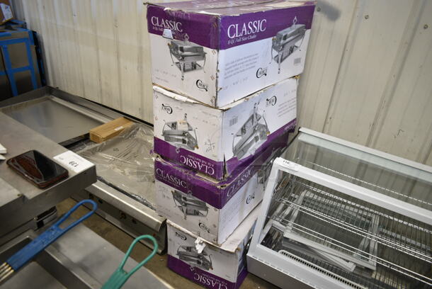 4 BRAND NEW SCRATCH AND DENT! Choice Classic 8 Qt. Full Size Chafer. 4 Times Your Bid!  - Image 3 of 5