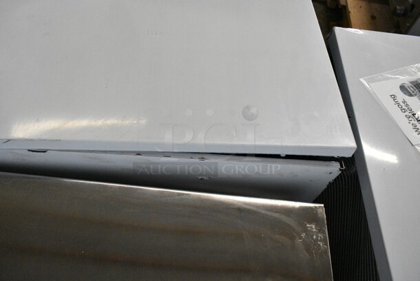 BRAND NEW SCRATCH AND DENT! 2024 Scotsman NS0422A-1B Stainless Steel Prodigy Plus Series 22" Nugget Ice Machine - 420 lb. 115 Volts, 1 Phase.  - Image 5 of 7