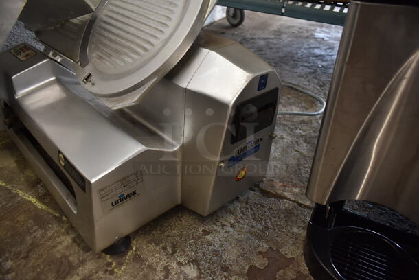 Univex 8512 Stainless Steel Commercial Countertop Automatic Meat Slicer w/ Blade Sharpener. 115 Volts, 1 Phase. Tested and Working! - Image 7 of 8
