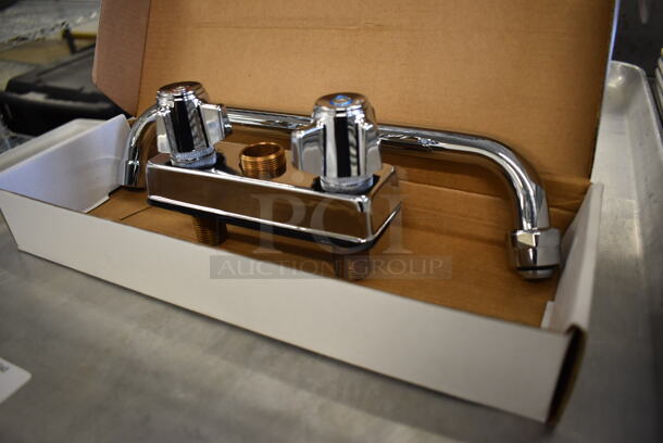 BRAND NEW IN BOX! Metal Faucet and Handles. 6x2x12 - Image 4 of 4