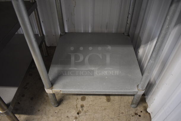 Stainless Steel Table w/ Back Splash and Metal Under Shelf. 30x30x36 - Image 4 of 4