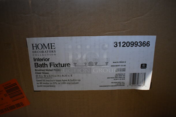 BRAND NEW SCRATCH AND DENT! Home 312099366 Interior Bath Light Fixture