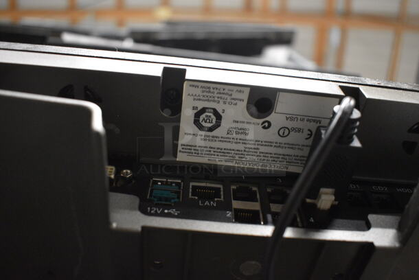 3 NCR 15" POS Monitors w/ Credit Card Strip Reader. 3 Times Your Bid! - Image 4 of 4