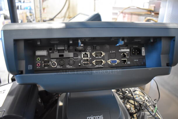 Micros 15" POS Monitor, Epson M129H Receipt Printer, Credit Card Reader, Barcode Scanner and Metal Cash Drawer - Image 6 of 8