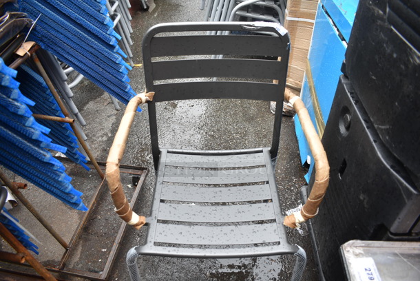 25 BRAND NEW! BFM Seating Vista Outdoor / Indoor Stackable Chair w/ Arm Rests. 25 Times Your Bid! - Image 5 of 5