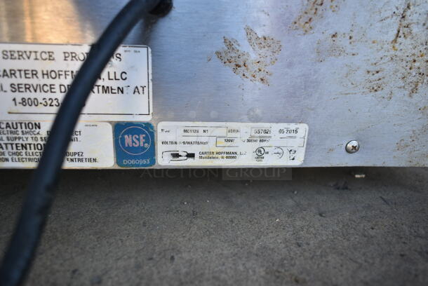 Carter Hoffmann MC112S Stainless Steel Commercial Countertop Dedicated Holding Bin. 120 Volts, 1 Phase. Tested and Working! - Image 5 of 5