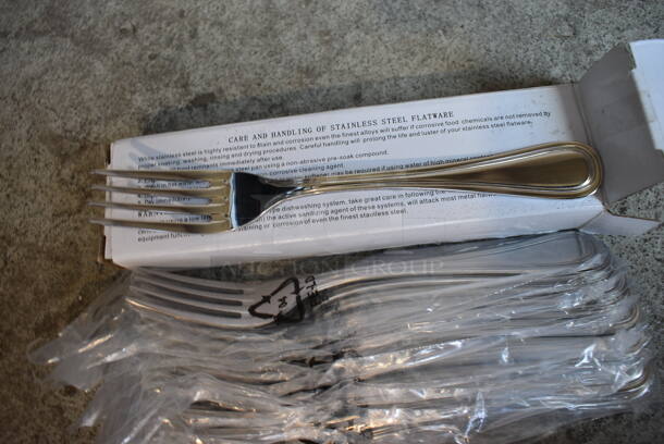 60 BRAND NEW IN BOX! Winco 0030-06 Stainless Steel Shangarila Salad Forks. 7