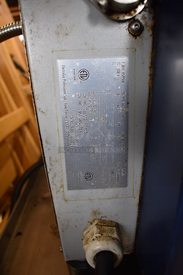 2011 Electrolux HSG HSSPAN Stainless Steel Commercial Countertop Electric Powered Panini Press. 208 Volts, 1 Phase. 14x30x23 - Image 11 of 11