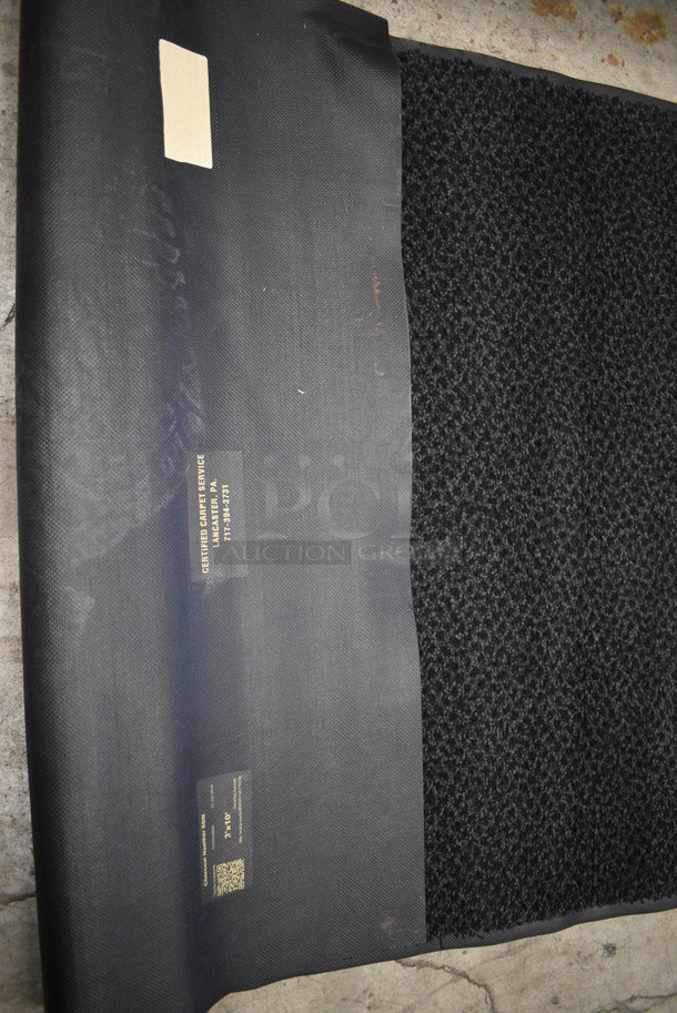 Black Floor Rug. 34x115.5 - Image 5 of 5
