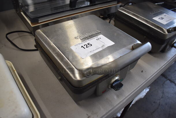 Cuisinart WAF-300 Metal Countertop Waffle Maker. 120 Volts, 1 Phase. 9x12x7 - Image 4 of 6
