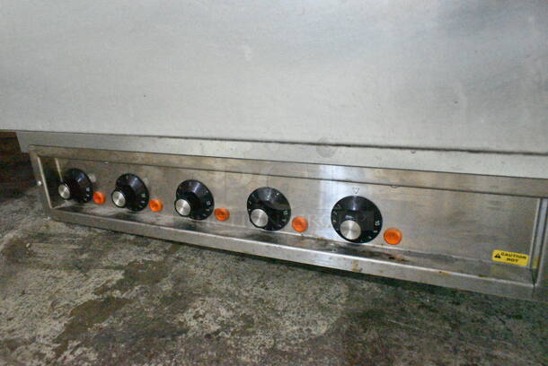 Vollrath 3640880HD Stainless Steel Commercial 5 Bay Steam Table Drop In. 208 Volts, 1 Phase.   - Image 2 of 5