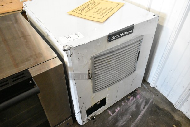 BRAND NEW SCRATCH AND DENT! 2024 Scotsman MC0322MA-1A Stainless Steel Prodigy Elite Series 22" Medium Cube Ice Machine - 356 lb.. 115 Volts, 1 Phase.  - Image 3 of 9