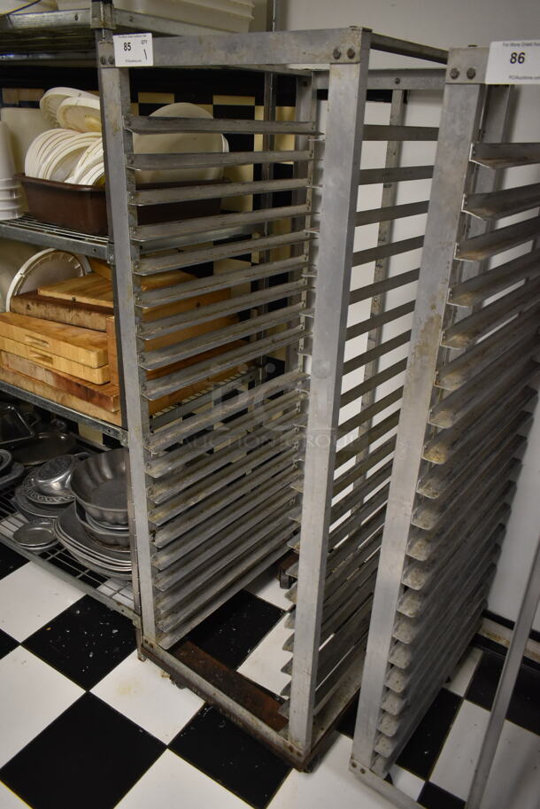 Metal Commercial Pan Transport Rack on Commercial Casters. (kitchen #2) - Image 2 of 4