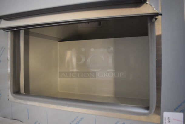 BRAND NEW SCRATCH AND DENT! Excellence HFF-8HC 54" Flip Lid Ice Cream Dipping Cabinet 115 Volts, 1 Phase. Tested and Working! - Image 5 of 10