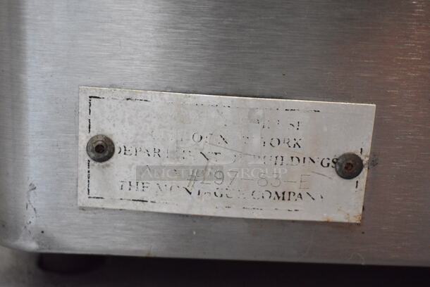 2 Montague Stainless Steel Commercial Natural Gas Powered Full Size Convection Oven w/ View Through Doors, Metal Oven Racks and Thermostatic Controls on Commercial Casters. 2 Times Your Bid! - Image 8 of 8
