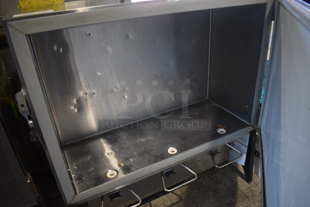 Silver King Model SKMAJ3 Stainless Steel Commercial Countertop Milk Dispenser. Does Not Have Refrigeration or Electrical. 115 Volts, 1 Phase. 38x17.5x39.5 - Image 4 of 6