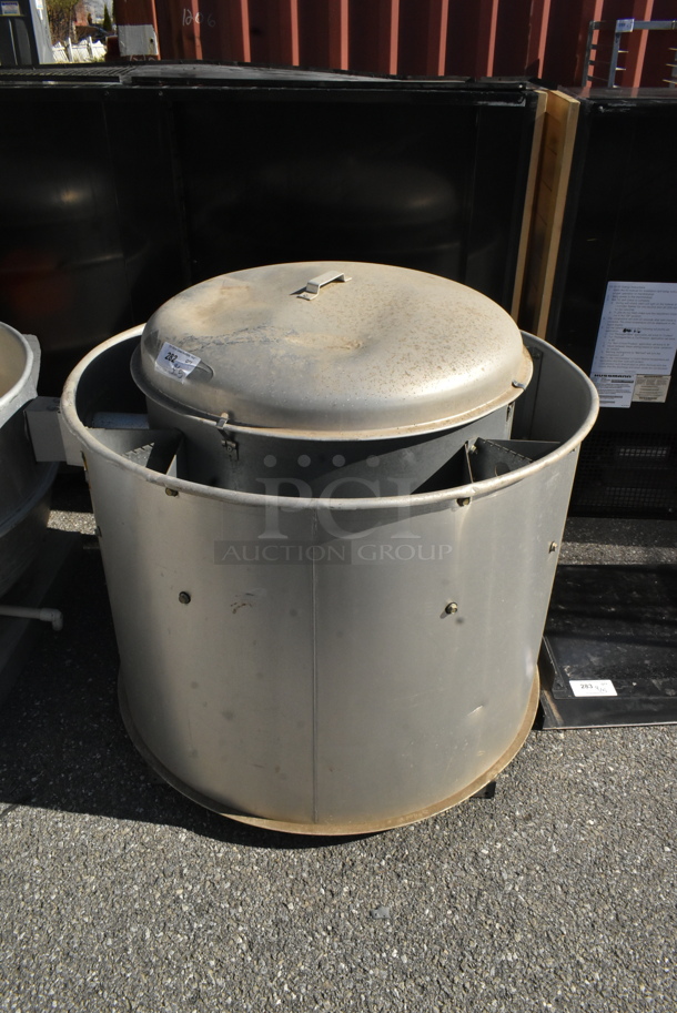 Centri Master PNU185RG Metal Commercial Rooftop Mushroom Exhaust Fan. 115/208/203 Volts, 1 Phase. 