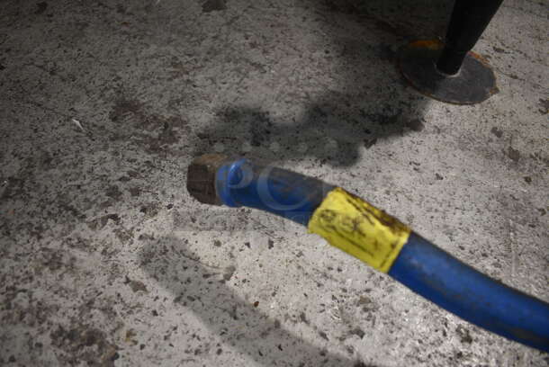 Blue Gas Hose. 65" - Image 3 of 3