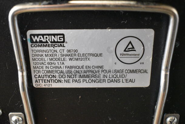 Waring WDM120TX Metal Commercial Countertop Drink Mixer. 120 Volts, 1 Phase. Tested and Does Not Power On - Image 5 of 5