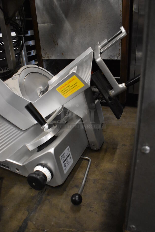 2010 Bizerba SE 12 US Stainless Steel Commercial Countertop Meat Slicer. 120 Volts, 1 Phase. 28x25x22. Tested and Working! - Image 4 of 7