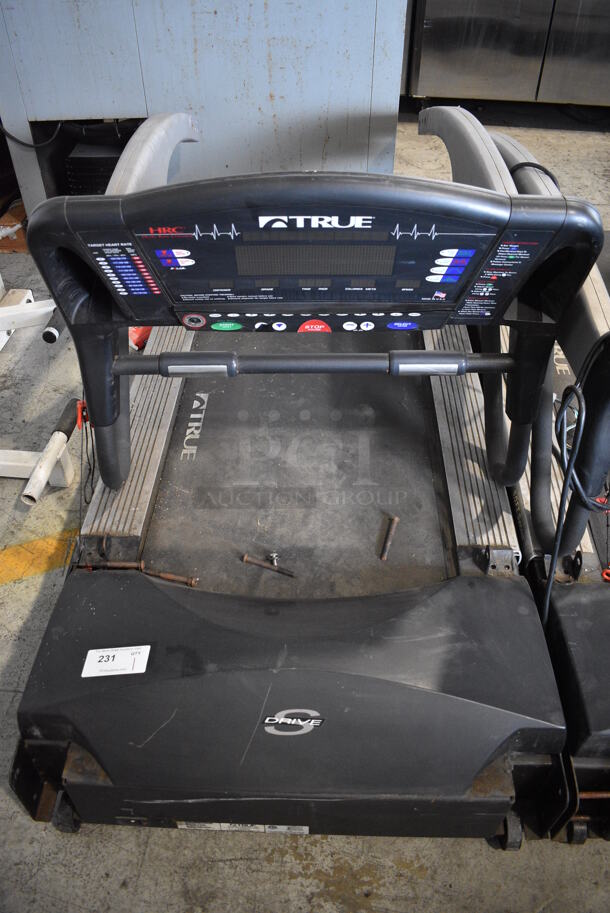 True Model ZTX 850HRC Treadmill. Comes In Two Pieces. 120 Volts, 1 Phase. 33x77x11, 33x28x53